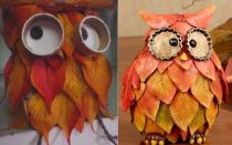 Осенние поделки из листьев: идеи для детского сада и начальной школы