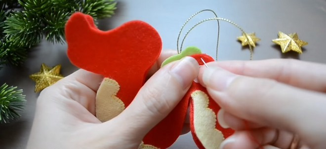 Дракон из фетра 4