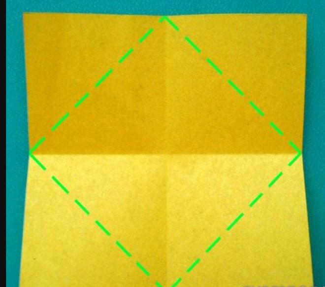 Звезда оригами 1