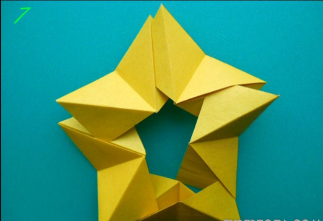 Звезда оригами 4