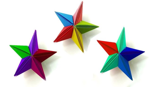 Звезды оригами