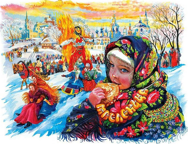 Картина Масленица