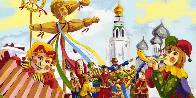 Скоморохи на Масленицу