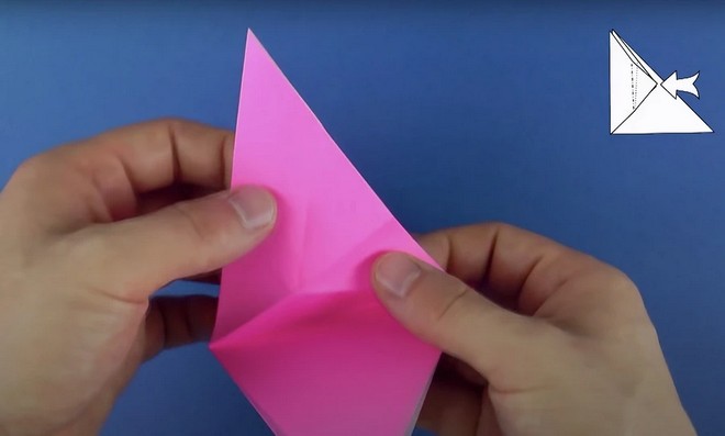 Голубь оригами 6
