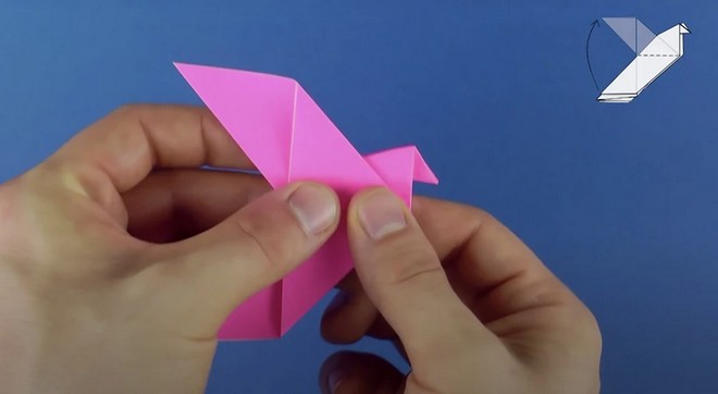 Голубь оригами 17