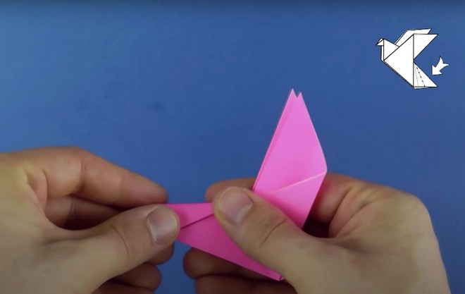 Голубь оригами 20