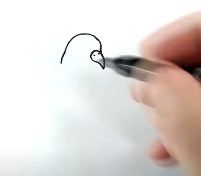 Рисунок Голубь мира 3